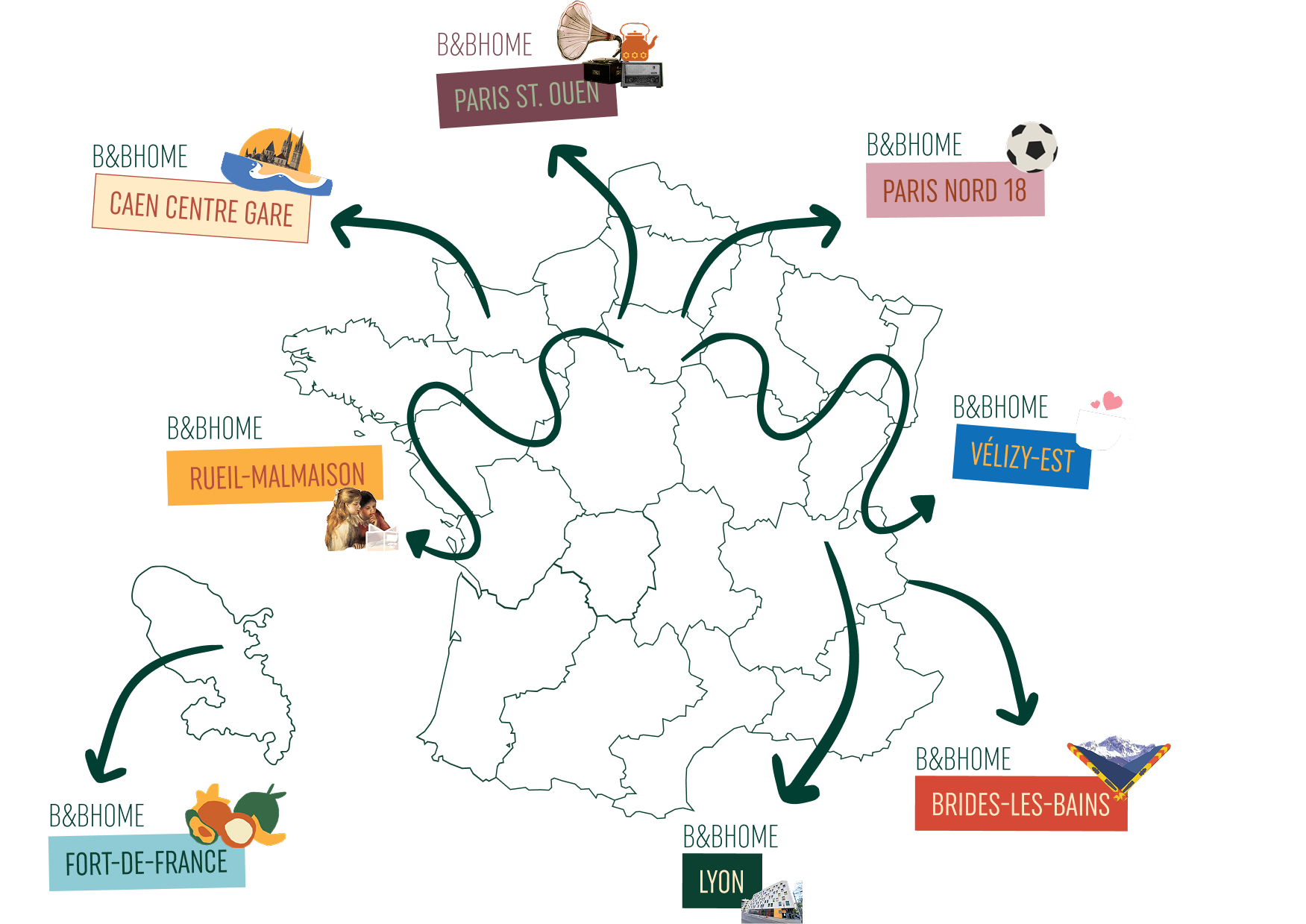 <h1>NOS<br />
<strong>8 PREMIERS</strong><br />
<strong>HÔTELS</strong><br />
<strong>OUVERTS EN 1 AN</strong></h1>
